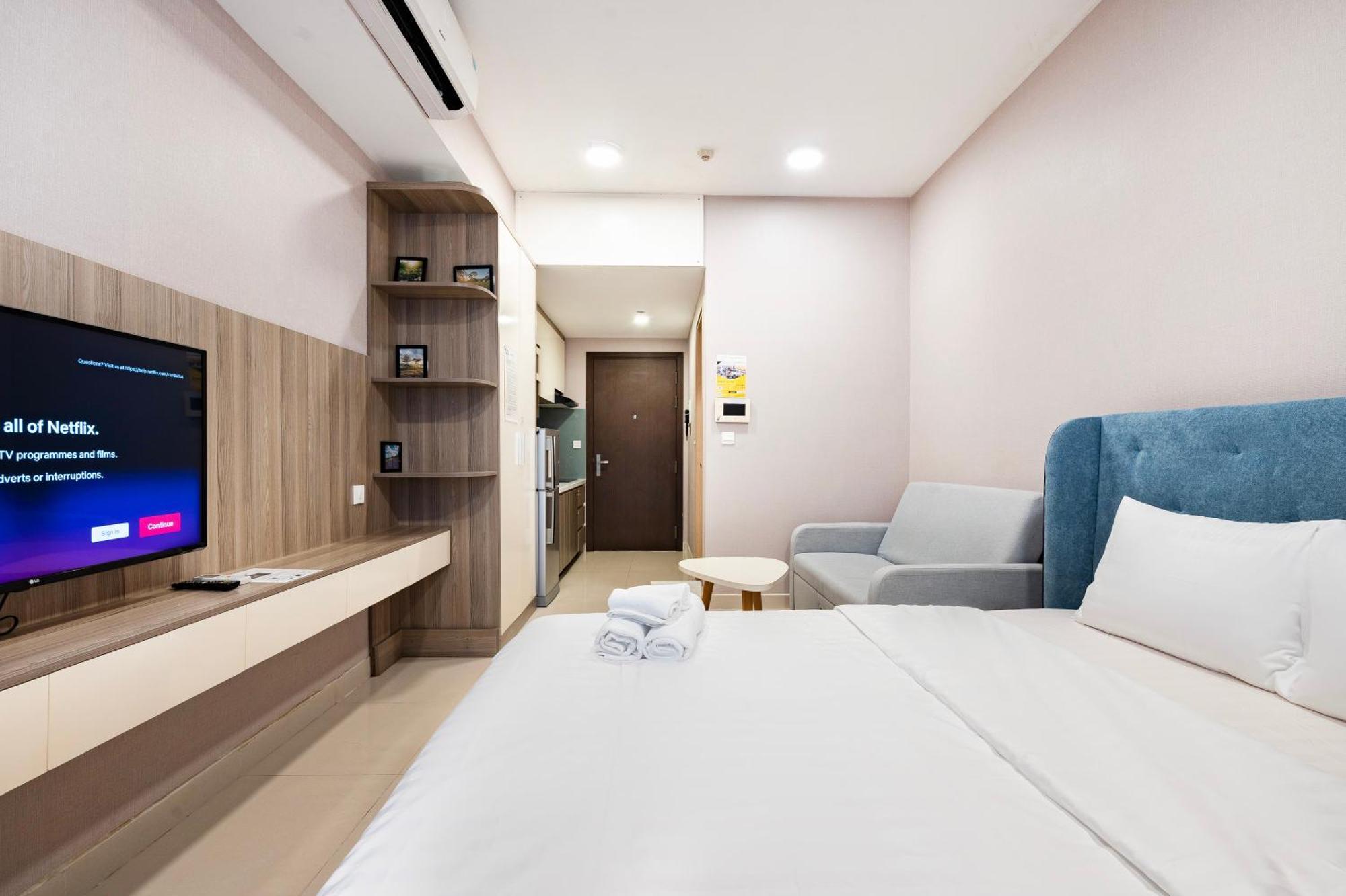 Apartamento Refined Saigon - Rivergate Aparment - Free Pool, Free Internet Sim For 3 Nights, Free Pick Up For 5 Nights